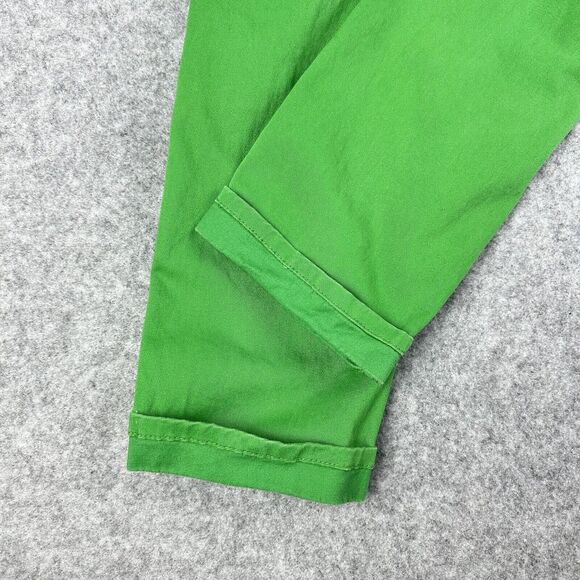 Kut From the Kloth KFTK Catherine Slim Boyfrined Pants Womens 10 Green Cuffed - Picture 9 of 15